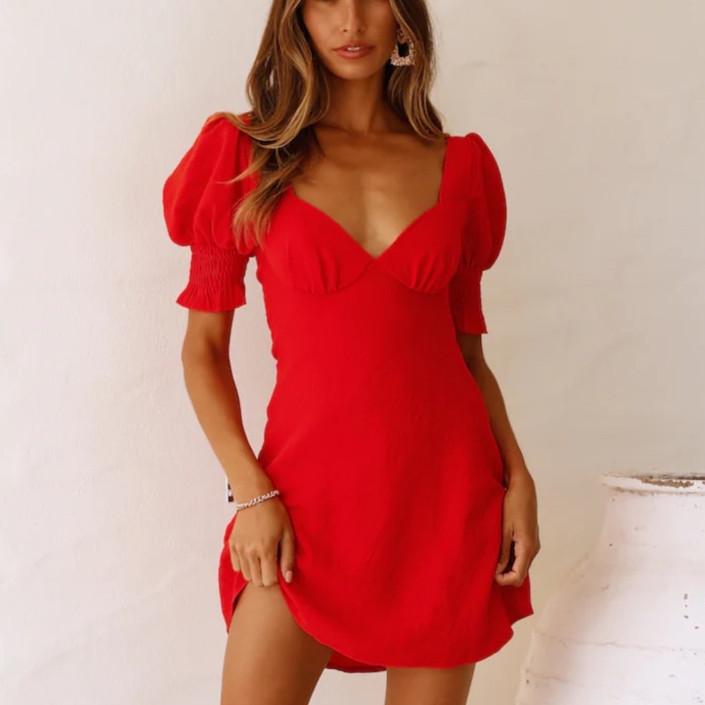 Hello Molly Red Mini Dress